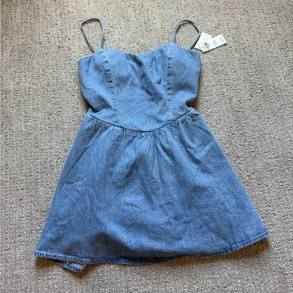 Hollister Linen Blend Dress